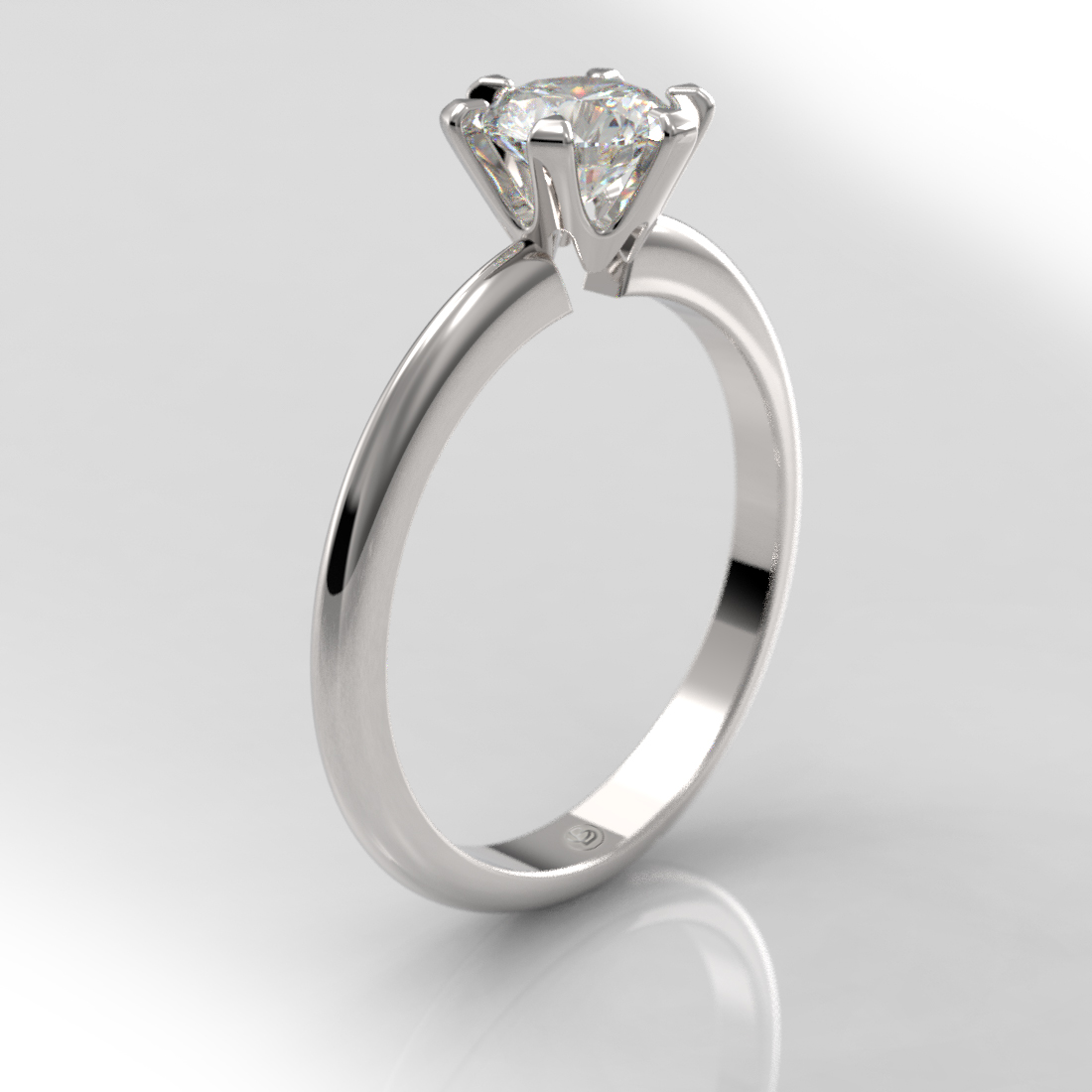 Anillo de compromiso Solitario Brillante Oro 18k - Louis - Imagen 3