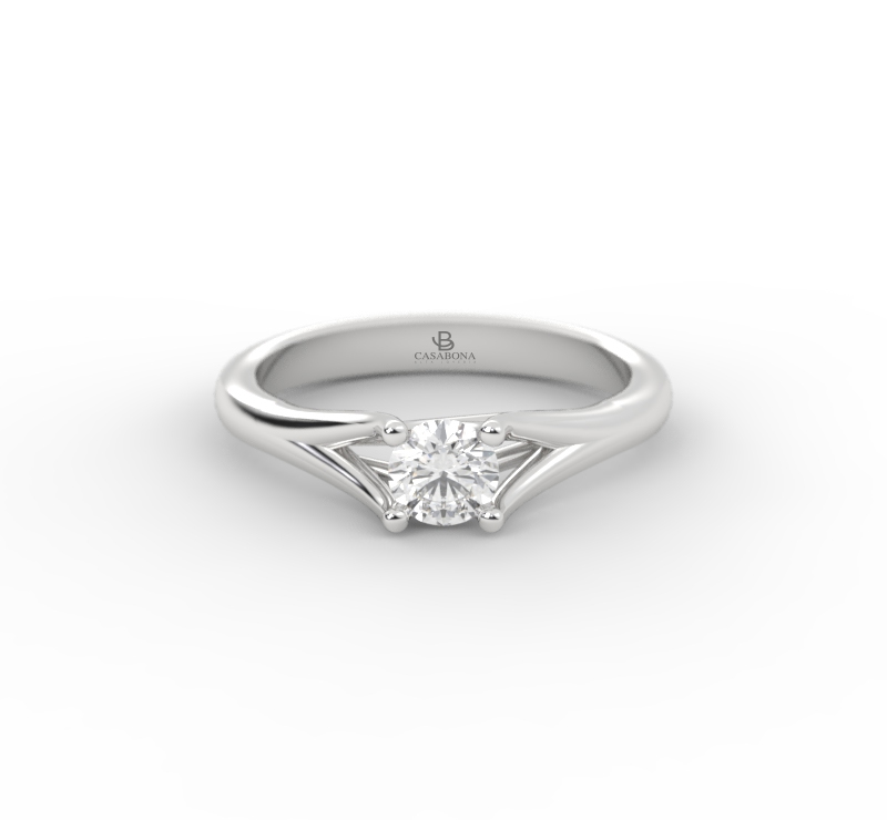 Anillo de compromiso Solitario Oro 18k - Amy