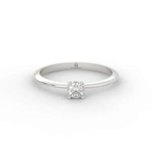 Anillo de compromiso Solitario Diamante Natural 0.15ct - Arianna