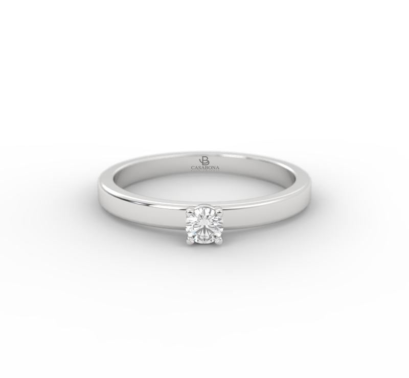Anillo de compromiso Solitario Clásico - Brillar