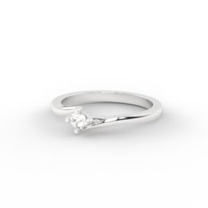 Anillo de compromiso Solitario Oro 18k - Only