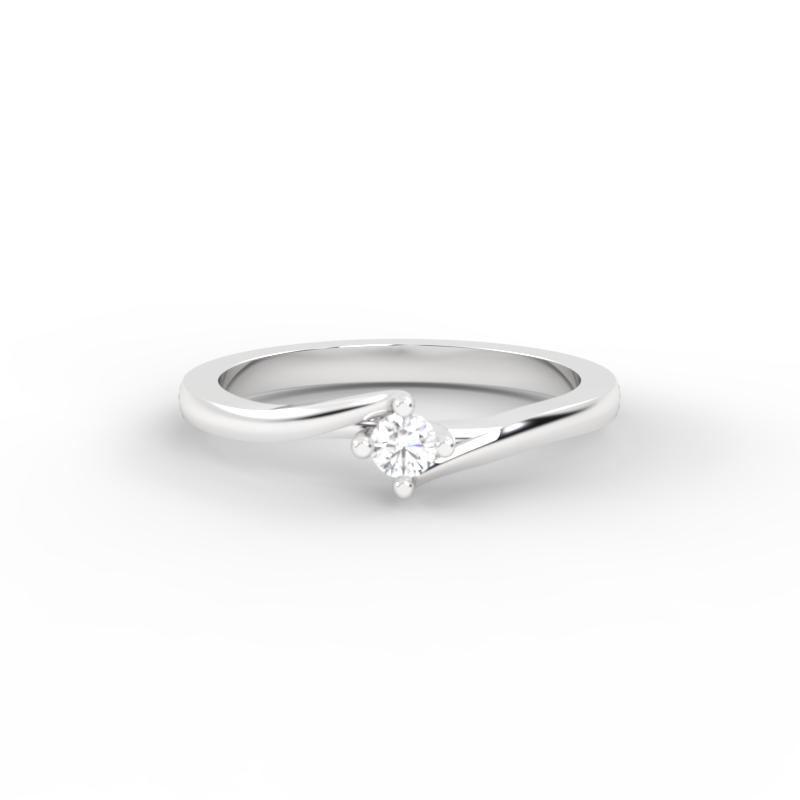 Anillo de compromiso Solitario Oro 18k - Only - Imagen 2