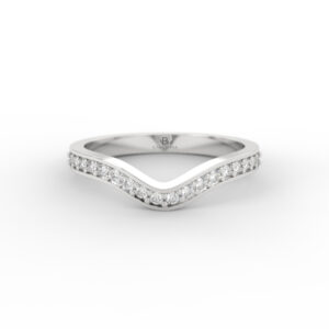 Anillo de compromiso Medio Cintillo Diamantes Naturales - Equinoccio