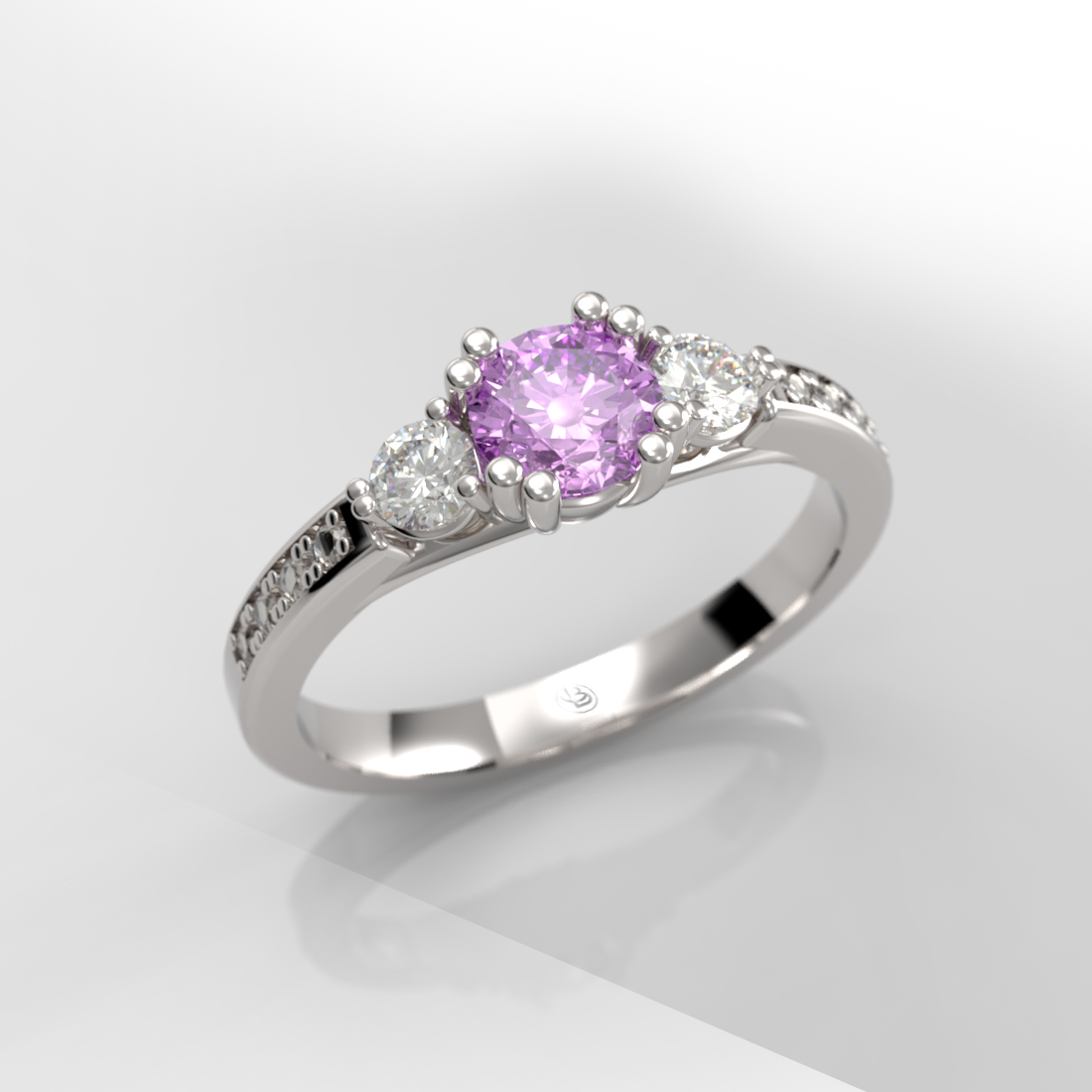 Anillo de compromiso Gemas de Color - Top Summer Amatista
