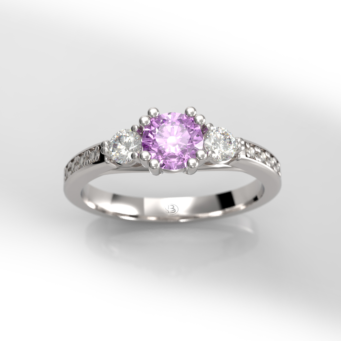 Anillo de compromiso Gemas de Color - Top Summer Amatista - Imagen 2