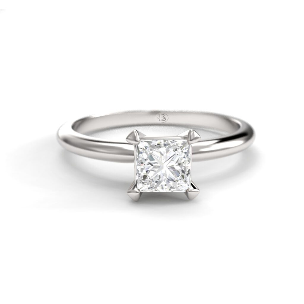 Anillo de compromiso Solitario - Principe Carlos