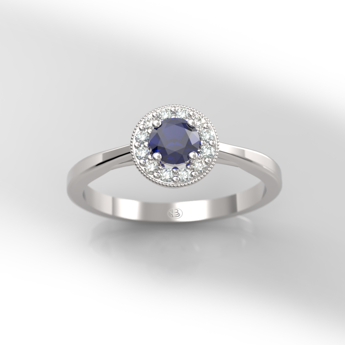 Anillo de compromiso Gemas de Color - Safari Zafiro - Imagen 2