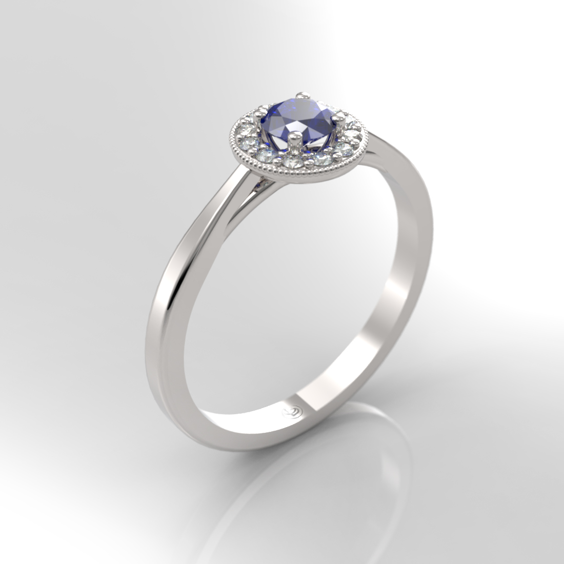 Anillo de compromiso Gemas de Color - Safari Zafiro - Imagen 3