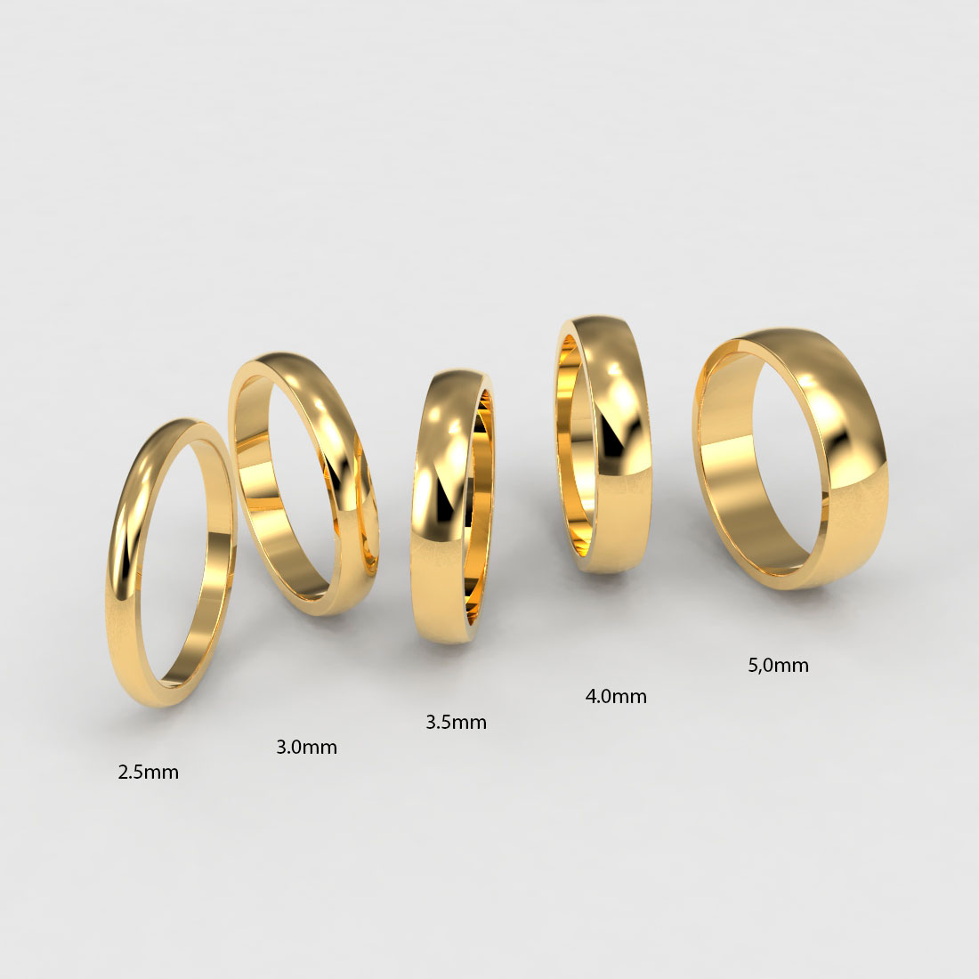 Argollas de Matrimonio estilo Inglés - Mézclalas a tu gusto
