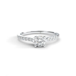 Anillo de compromiso Solitario Pavé Oro 18k - Suppa III