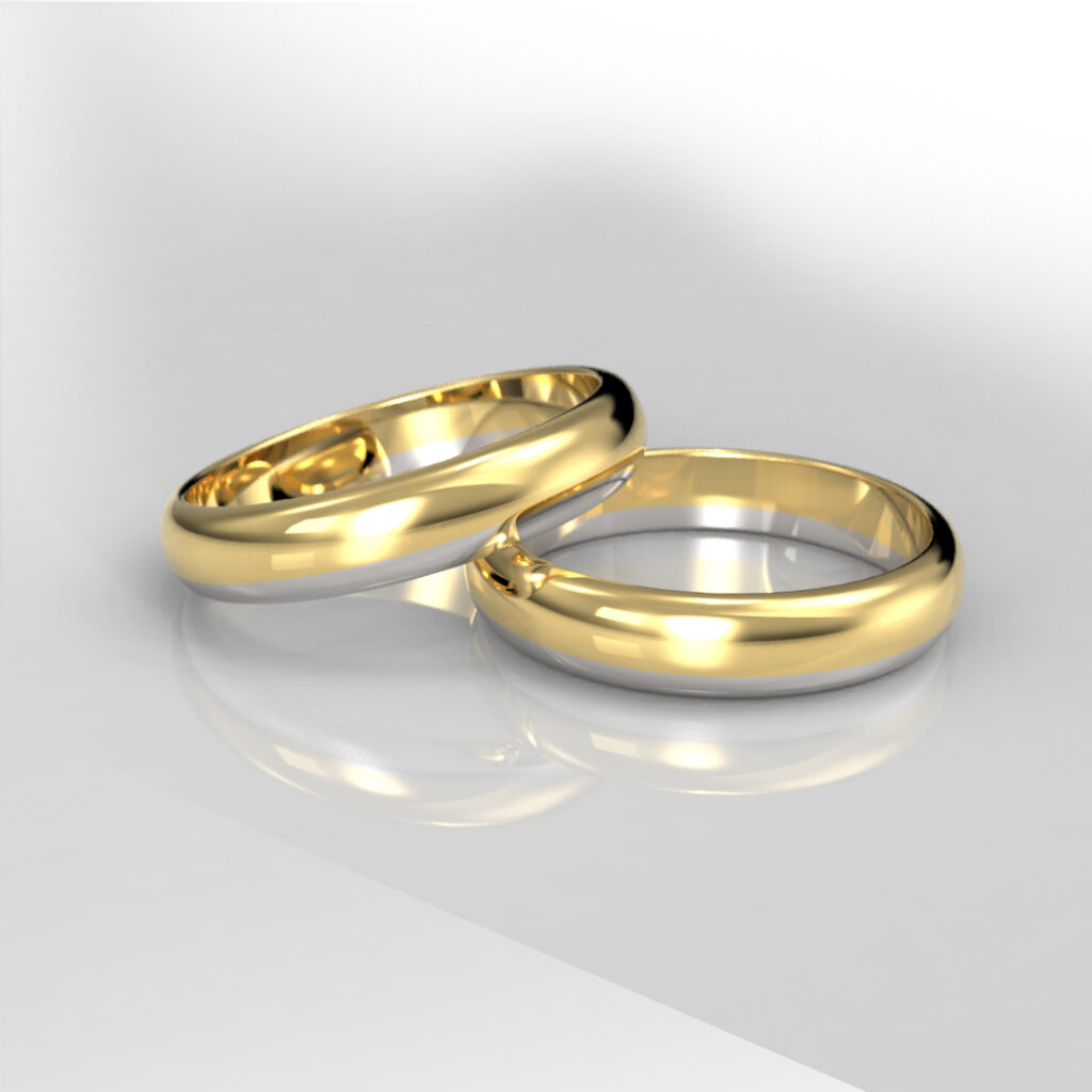 Argollas de Matrimonio Bicolor - Duesa