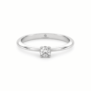 Anillo de compromiso Solitario Diamante Natural 0.15ct - Arianna