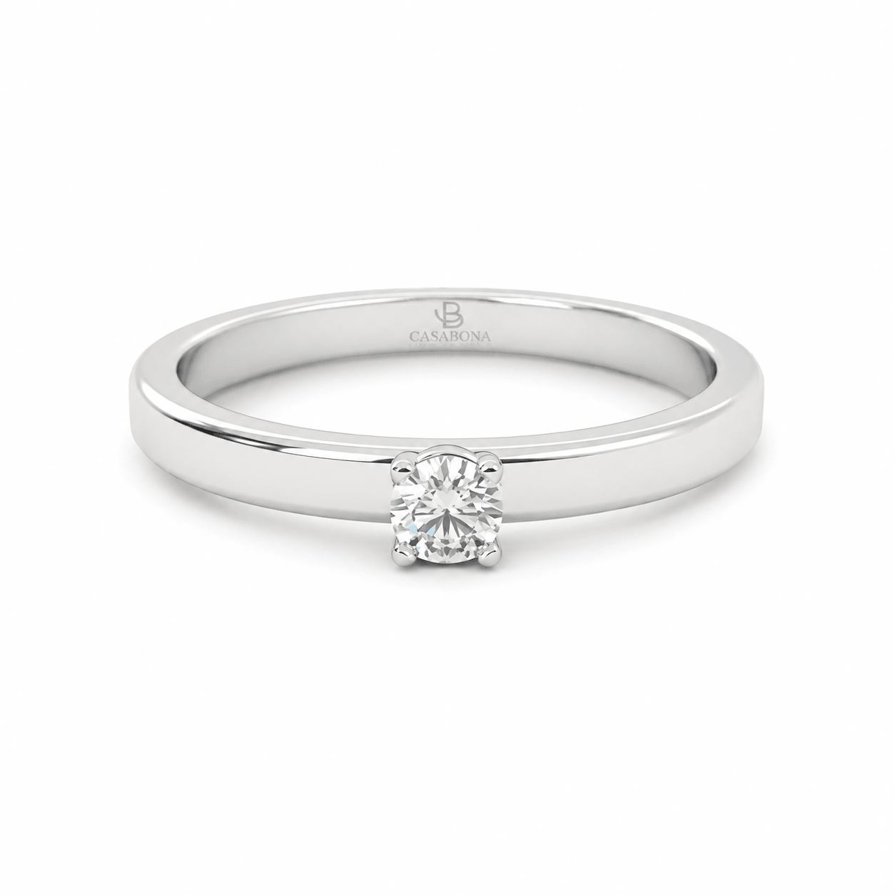 Anillo de compromiso Solitario Clásico - Brillar