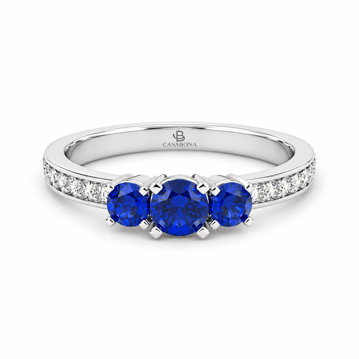 Anillo de compromiso Gemas de Color - Zafiro - Candassi
