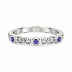 Anillo de compromiso Gemas de Color Oro 18k - Ciclo Zafiro