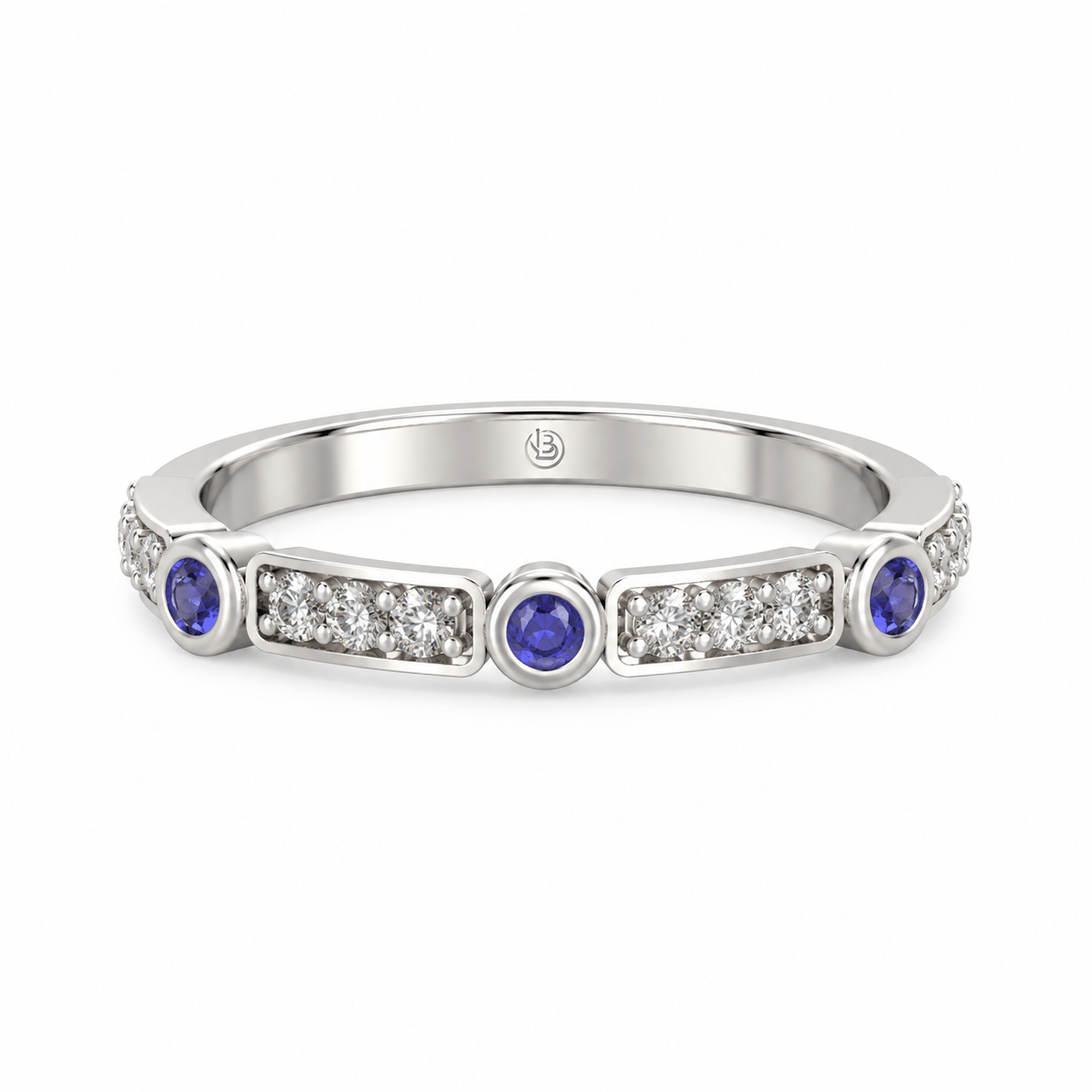 Anillo de compromiso Gemas de Color Oro 18k - Ciclo Zafiro