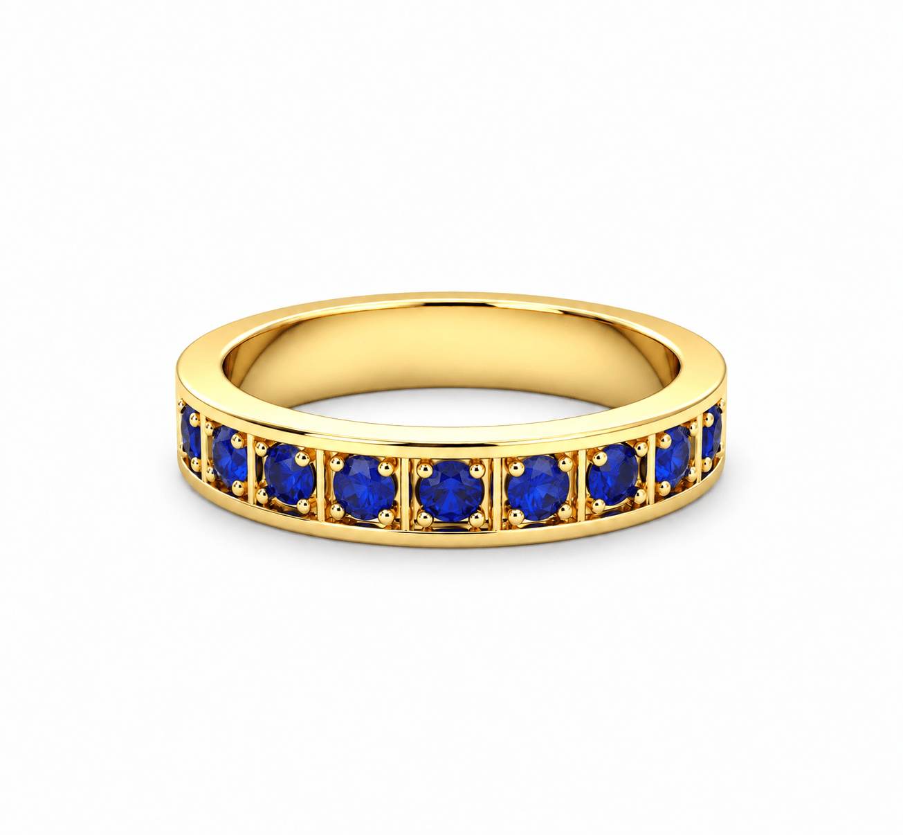 Anillo de Compromiso Gemas de Color Zafiros Naturales - Donna