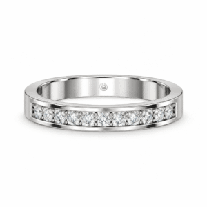 Anillo de compromiso Medio Cintillo Oro 18k - Moon