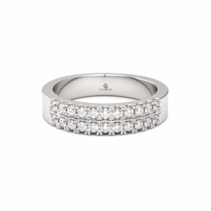 Anillo de compromiso Medio Cintillo Oro 18k - Oasis
