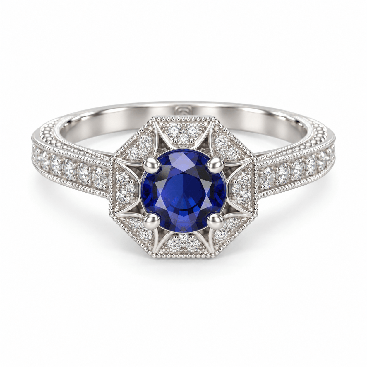 Anillo de compromiso Gemas de Color - Octa