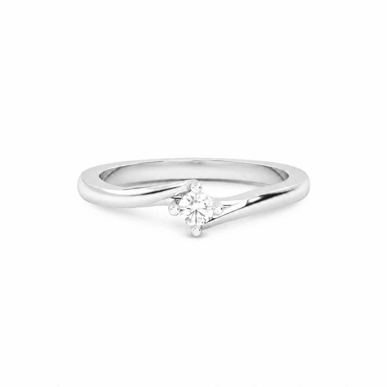Anillo de compromiso Solitario Oro 18k - Only