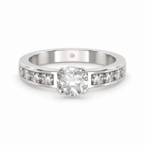 Anillo de compromiso Solitario Pavé - Stars