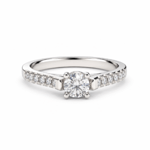 Anillo de compromiso Solitario Pavé Brillante - Suppa II
