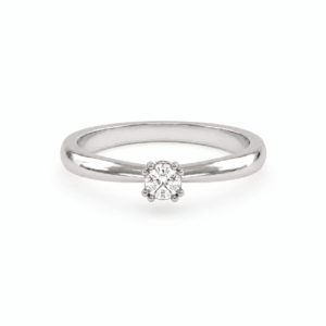 Anillo de compromiso solitario Wu