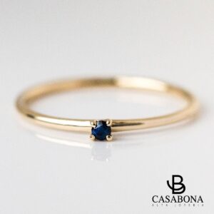 Zafiro - Anillo de Oro