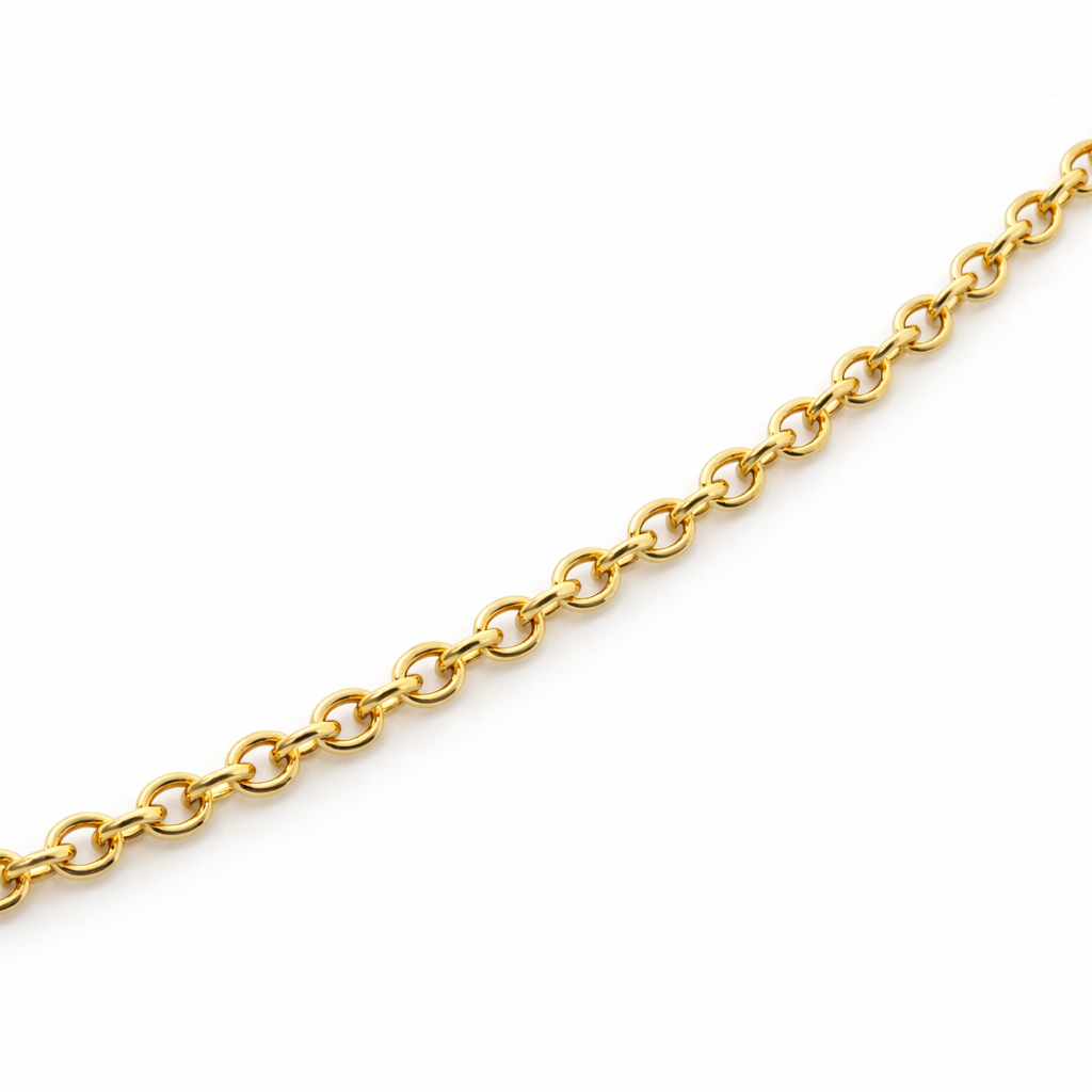 Pulsera Alfiler de Gancho y Colgantes en forma de Estrellas Oro Amarillo 18k - Imagen 3